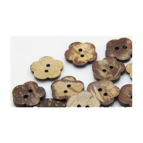 KOKOSKNAPP  Blomst Brun